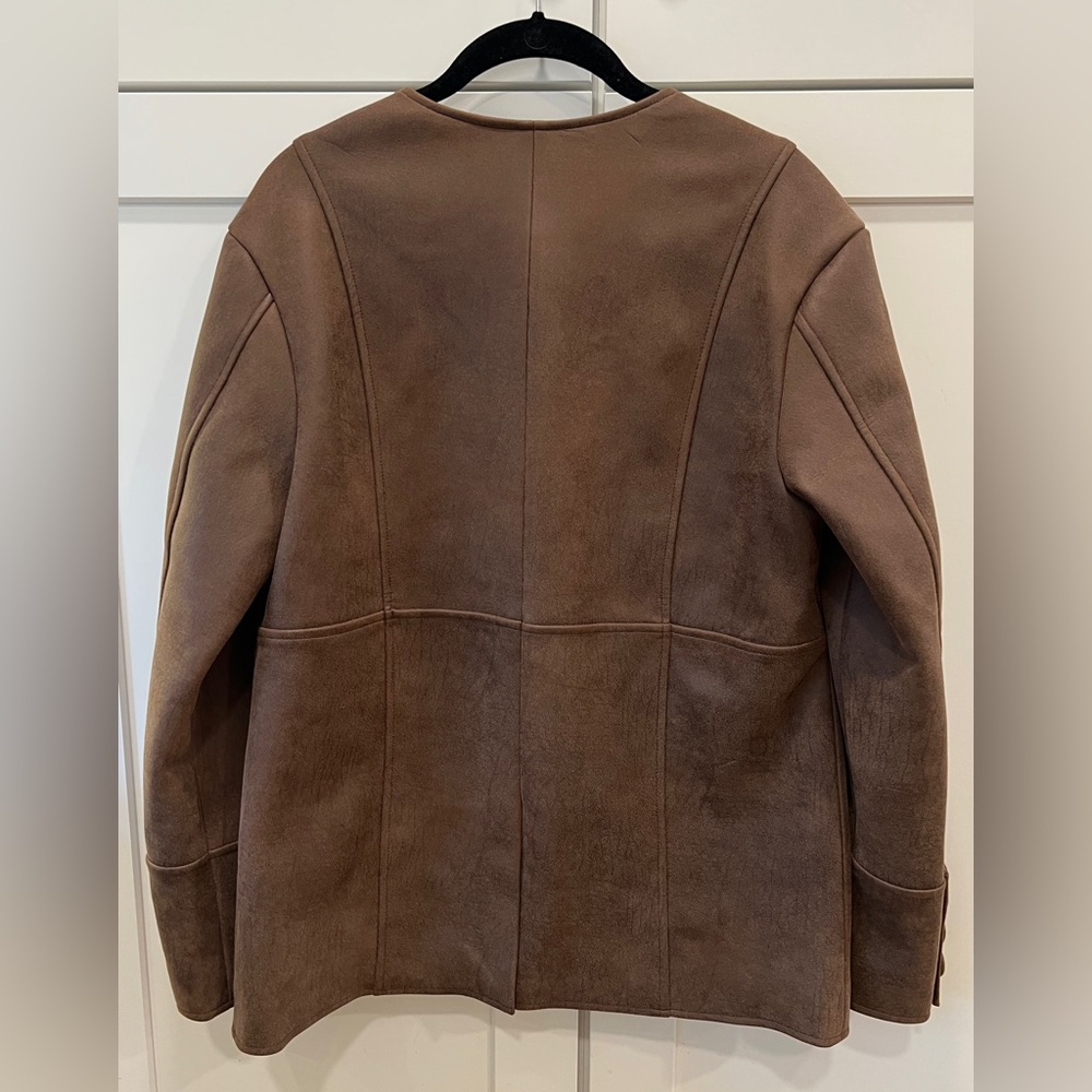 ANTHROPOLOGIE AVEC LES FILLES FAUX LEATHER JACKET, SIZE XS, *LIKE NEW* - Picture 5 of 16